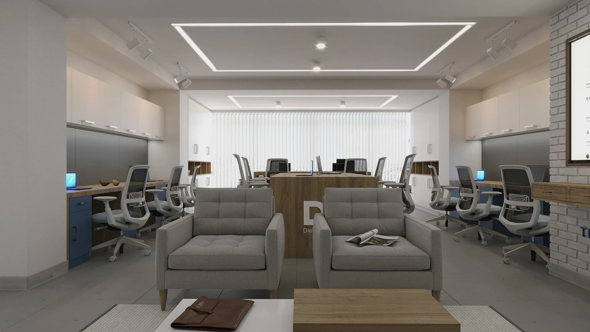 Diebold Nixdorf Maintenance center Interior Design, Addis Ababa