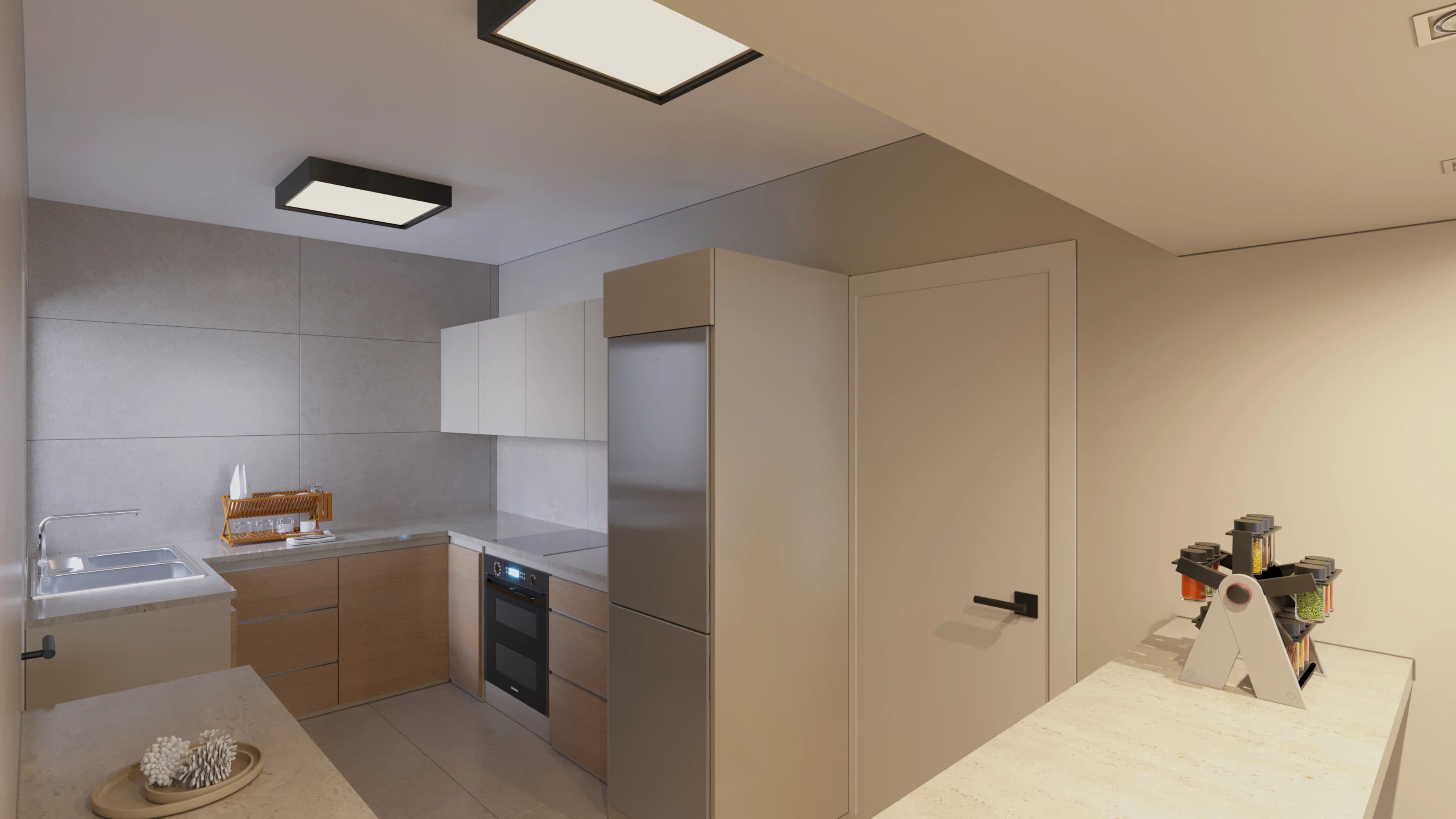 Addis ababa kitchen Interior design – Ghion Homes Apartments, Addis Ababa