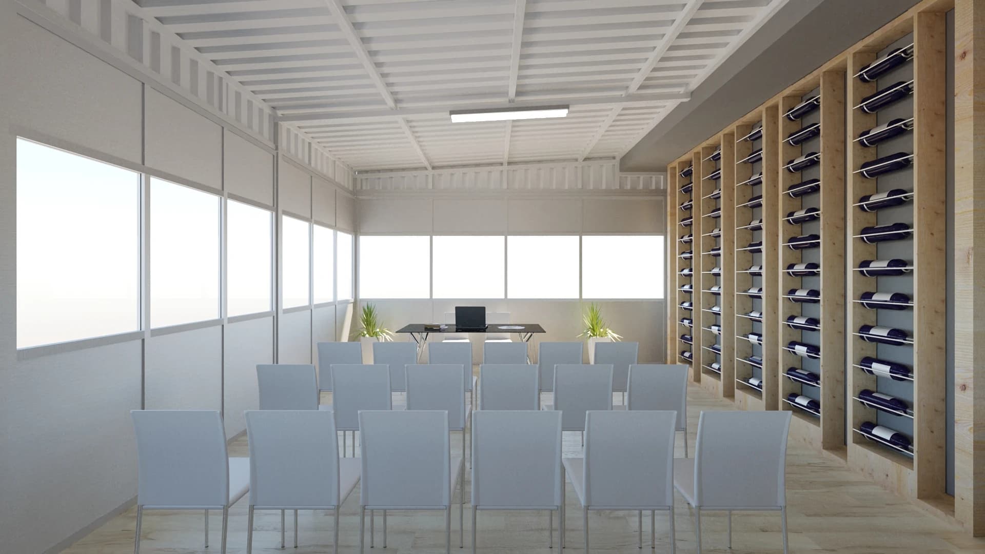 Creative wine rack addis ababa – Awash Wine Training Room