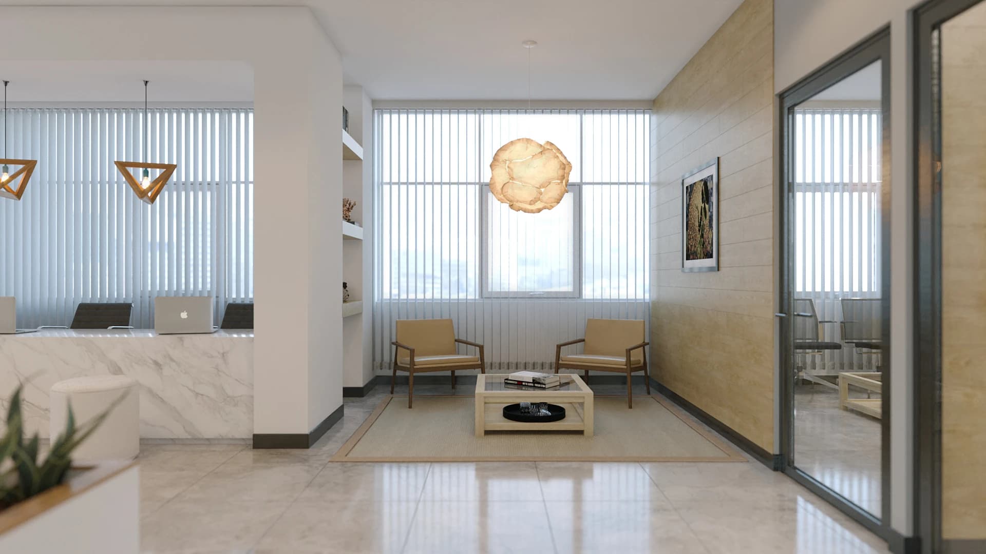 NewLine Kassa Realestate, Sales office | Interior Design Project in ...