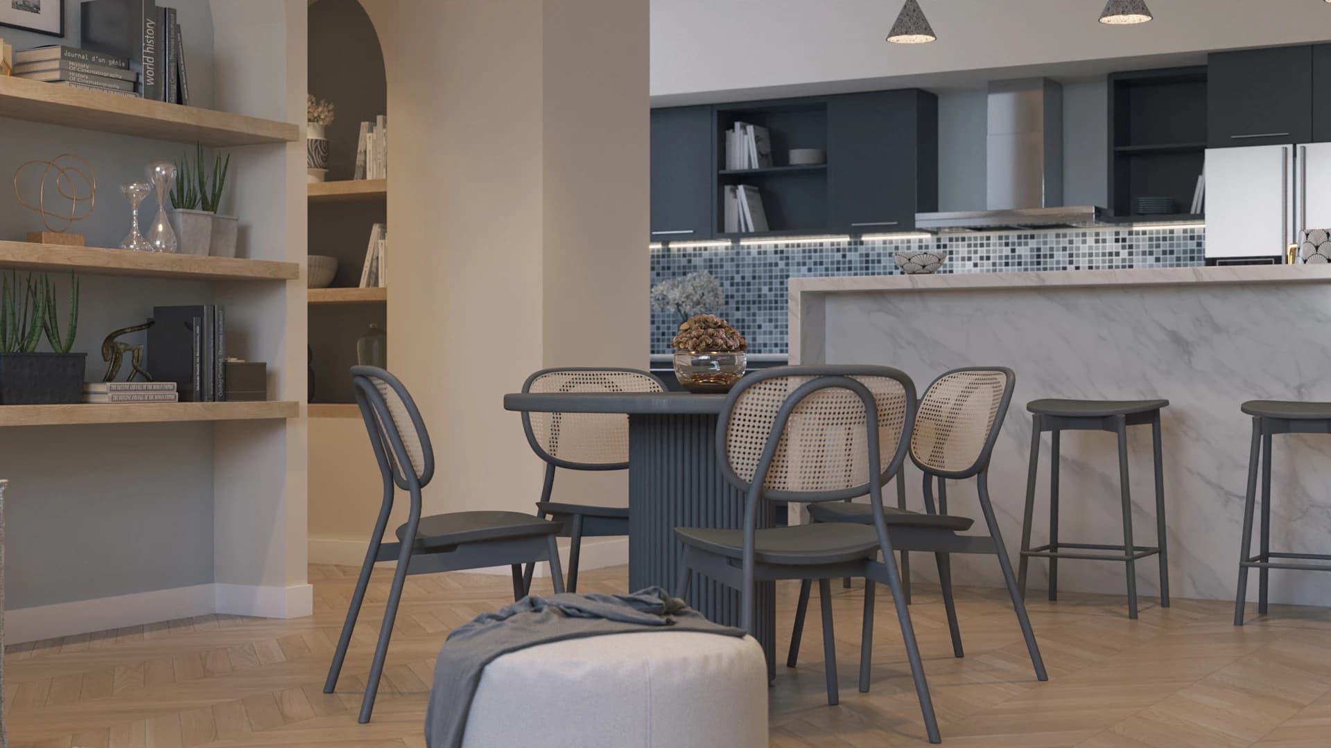 Dining table addis ababa – Minimalist Apartment Finishing, Ethiopia