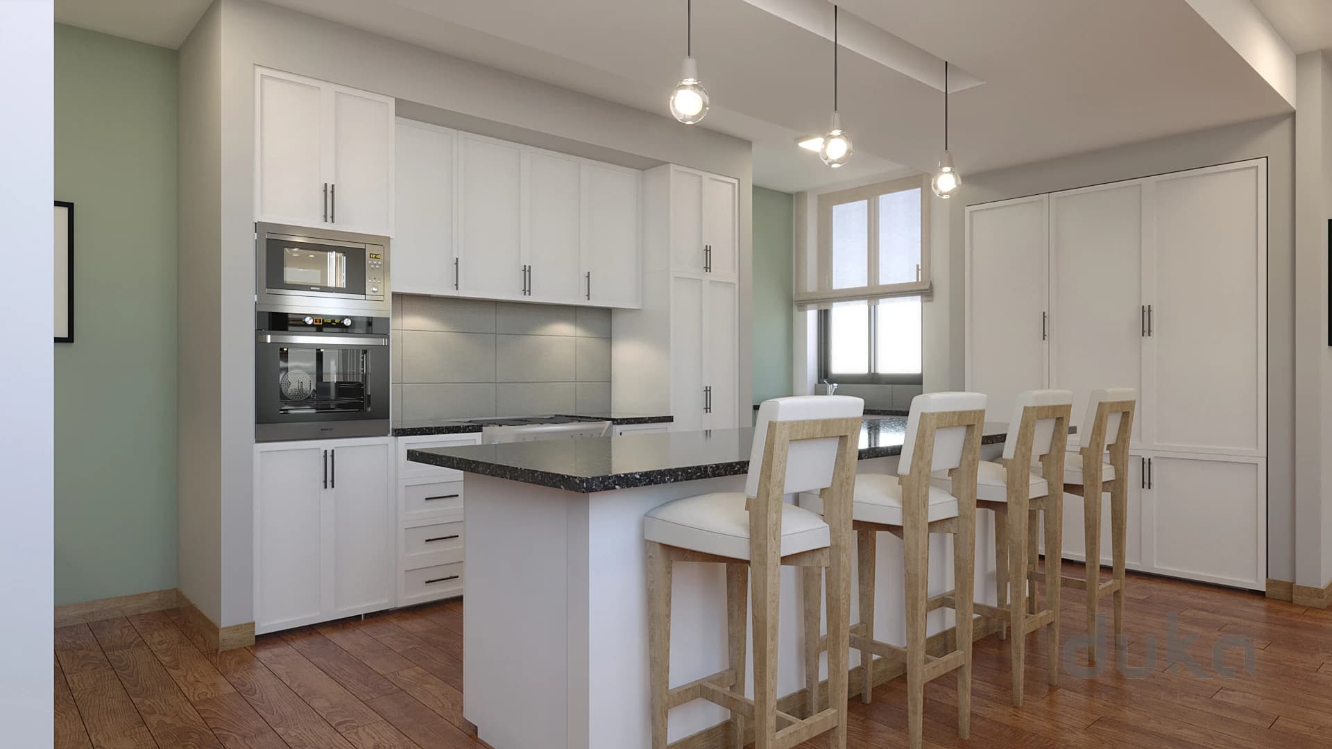 Apartment open kitchen bole – Studio Apartment Interior Design, Addis Ababa