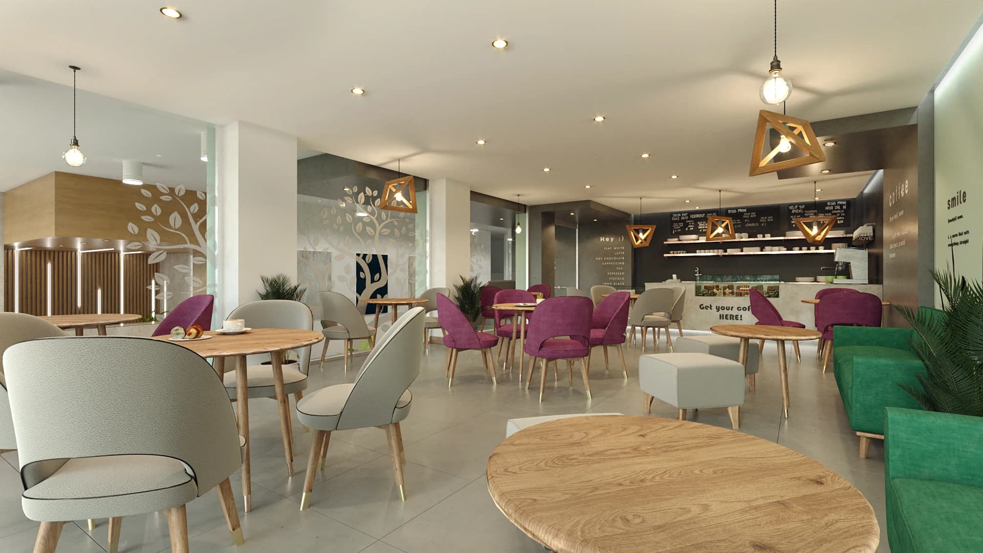 Cafe furniture addis ababa – Vera cafe, Modern Coffee Shop Interior Design, Ethiopia