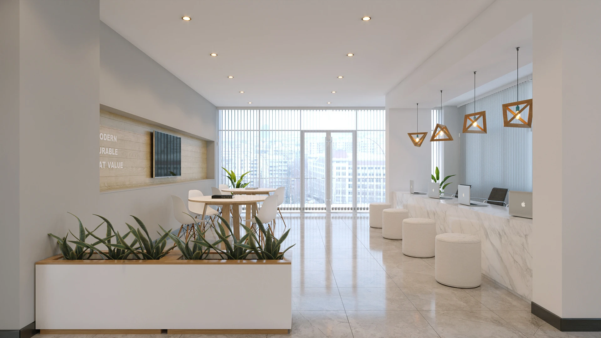 NewLine Kassa Realestate, Sales office | Interior Design Project in ...